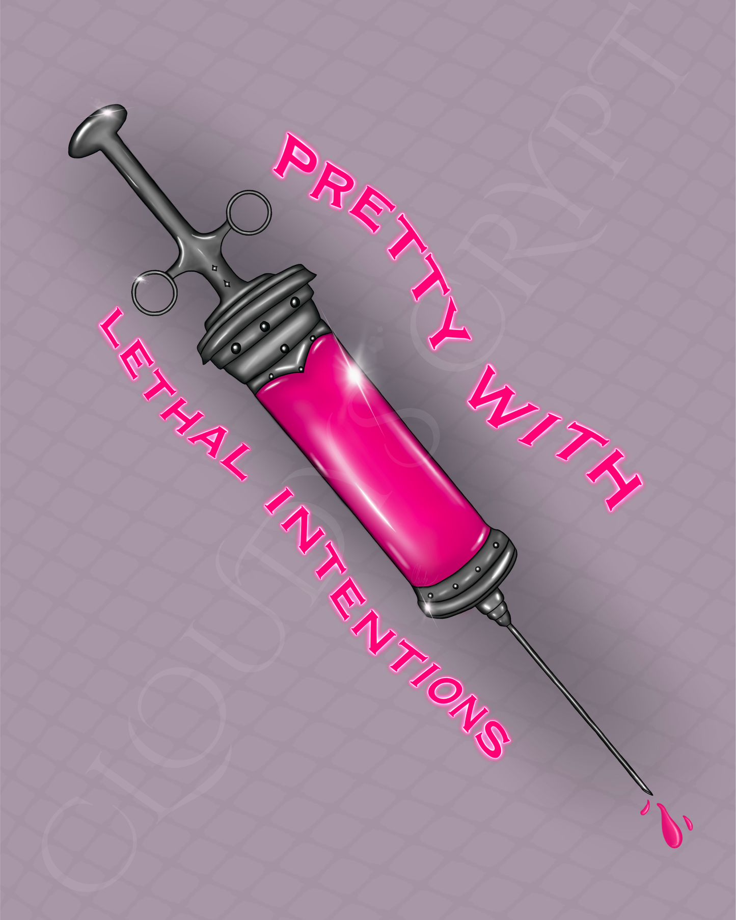 "Lethal Injection" Digital Artwork